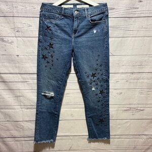 Pilcro slim boyfriend jeans